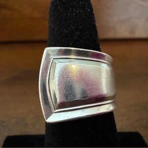 Silver Plated Spoon Ring